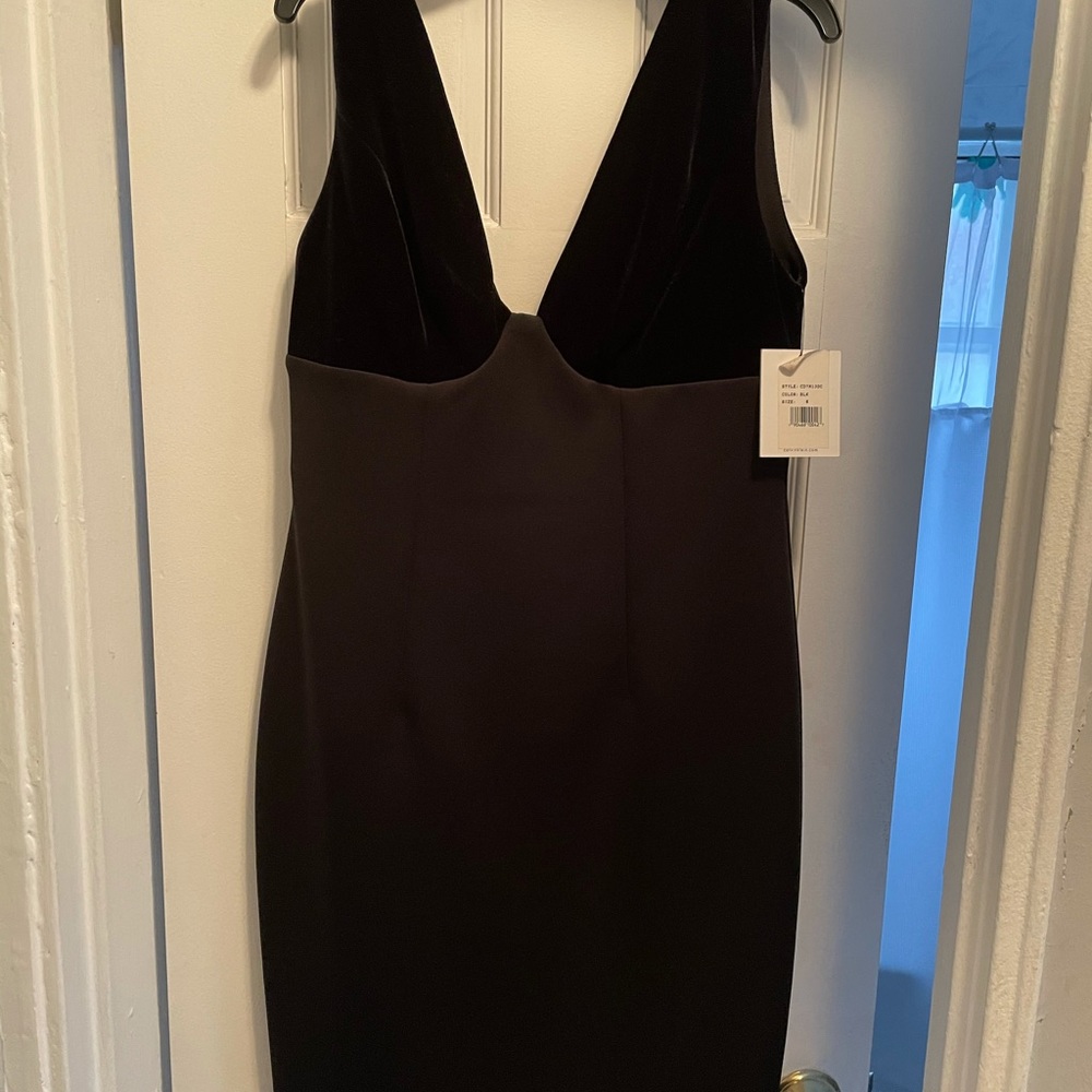 Calvin Klein dress black new with tags size 8